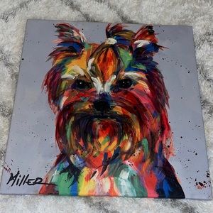 Dog portrait art wall decor
